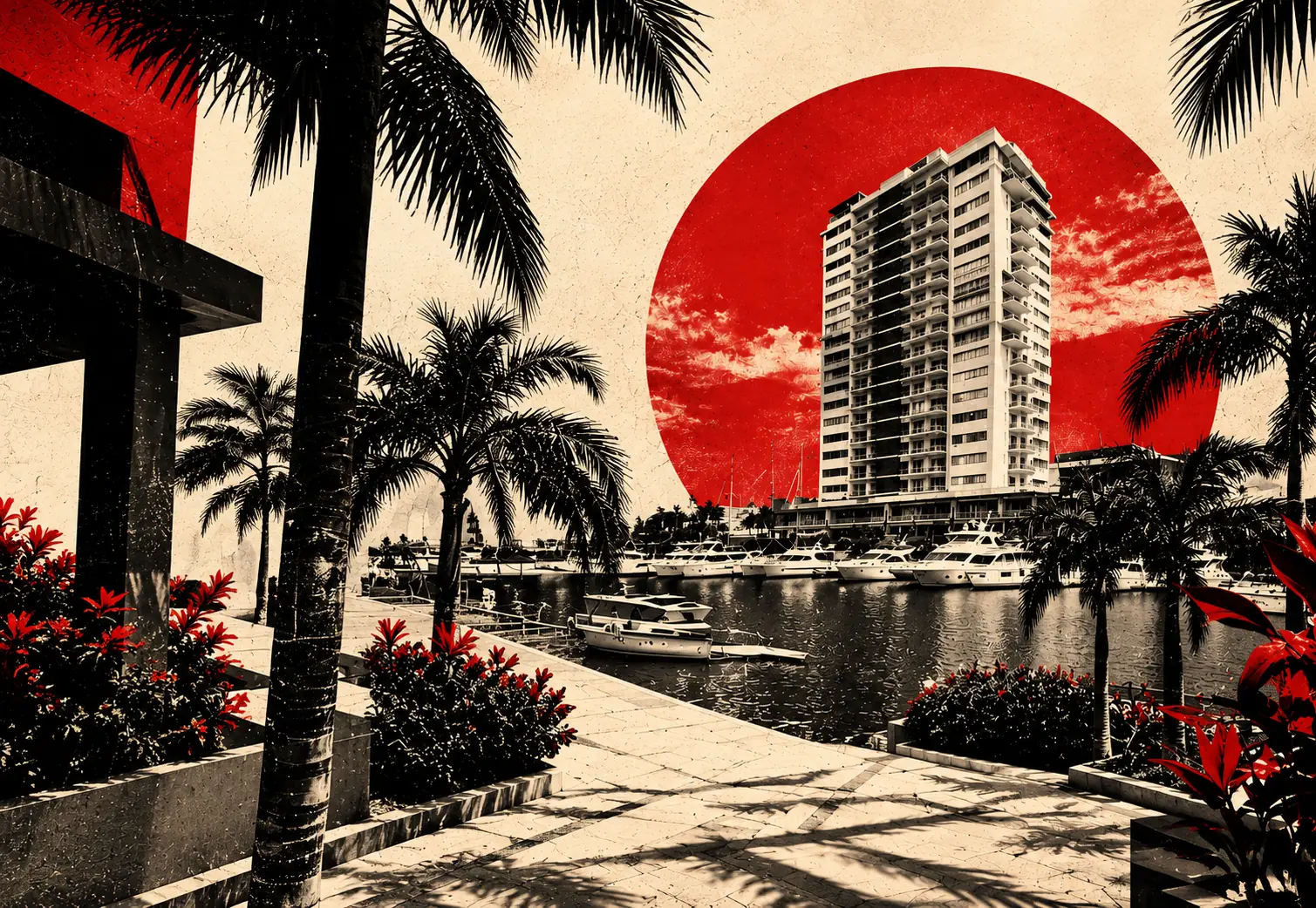 Ilustración de Puerto Cancún, Cancún